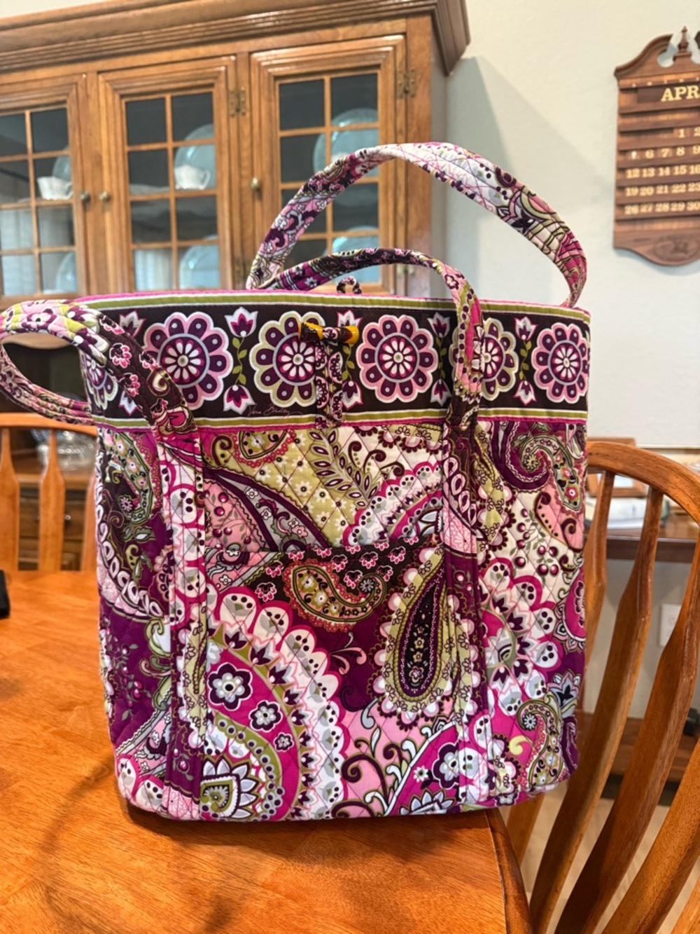 NWOT Vera Bradley Tote Bag- Very Berry Pattern